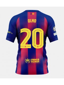 Barcelona Dani Olmo #20 Replika Hemmakläder 2025-26 Kortärmad